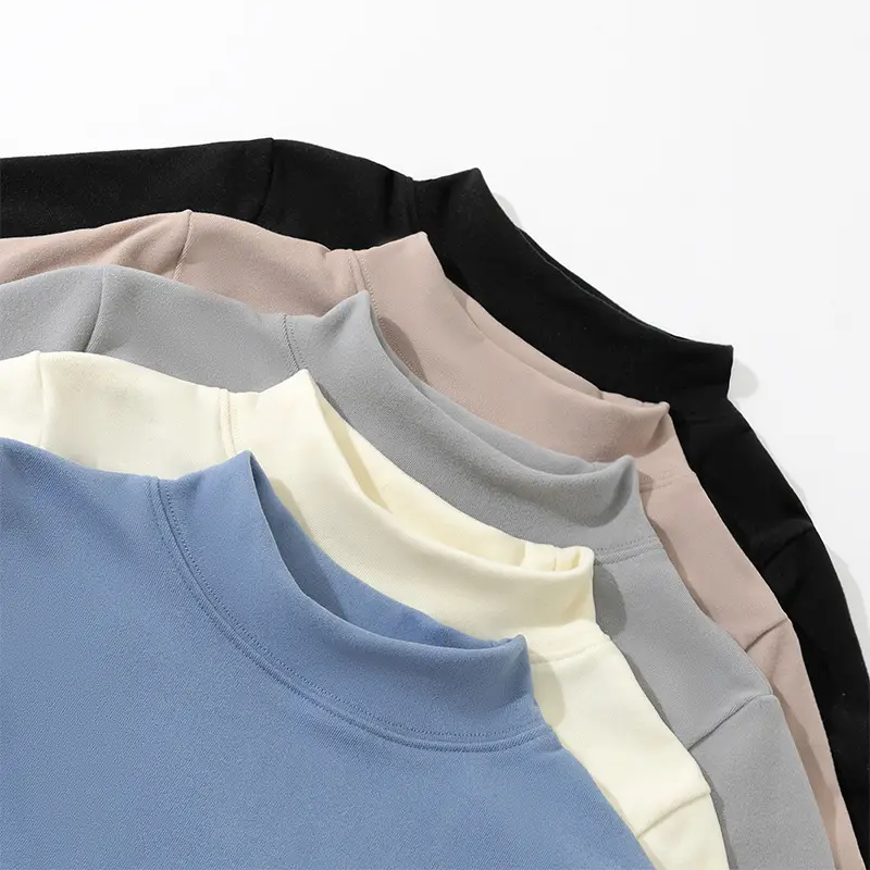 Wholesale Boys Velvet Half High Collar T-Shirt 3-16Y - Image 11