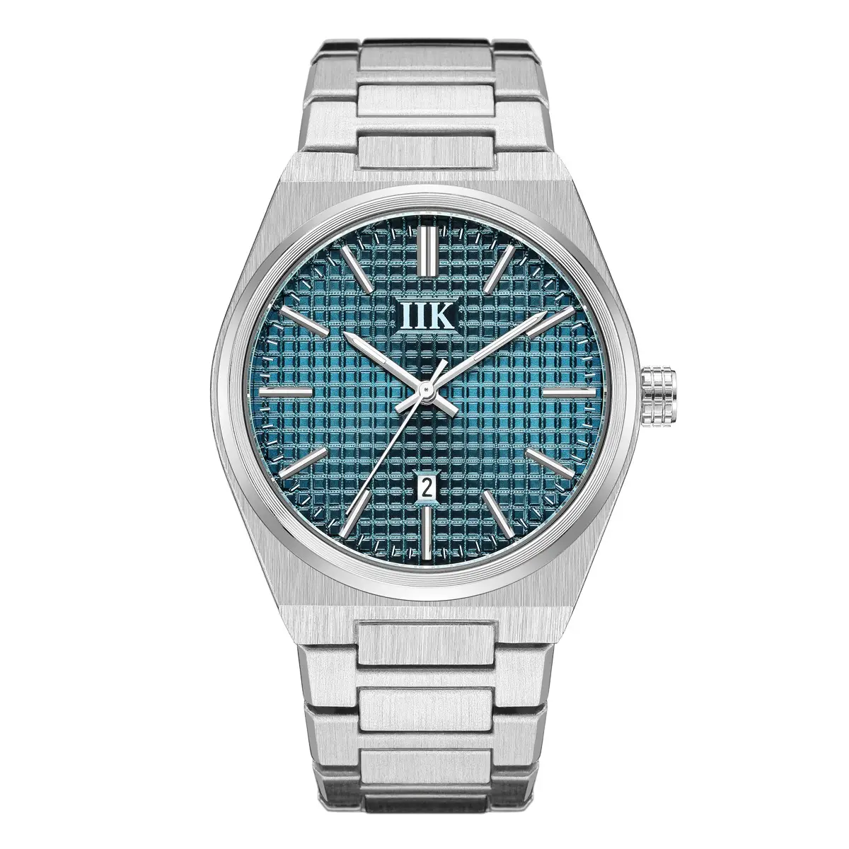 IIK Men's Luminous Quartz Watch Gold Silver Band - Image 11