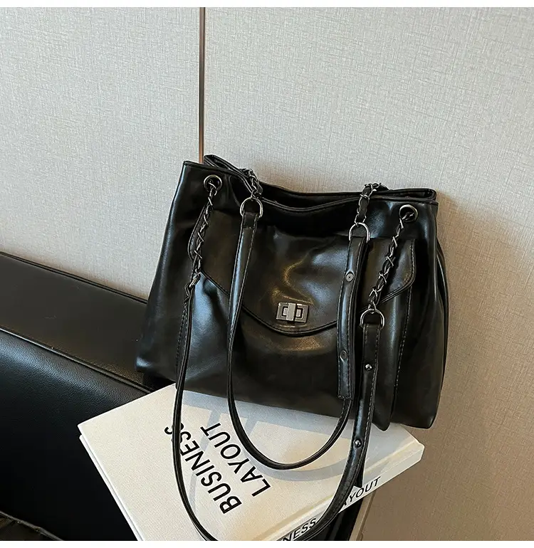 Women's Brown Leather Satchel Shoulder Bag 2024 — feature 20