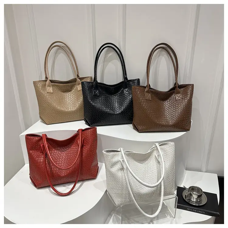 Women Woven Handbag Large Capacity Retro 2024 - Image 7