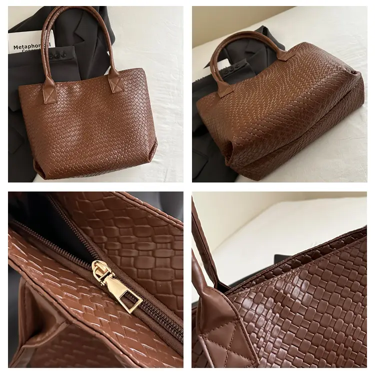 Women Woven Handbag Large Capacity Retro 2024 — feature 8