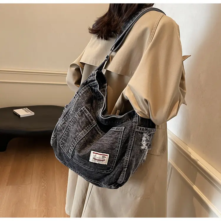 Women Denim Crossbody Bag Large Capacity Autumn Winter — feature 17