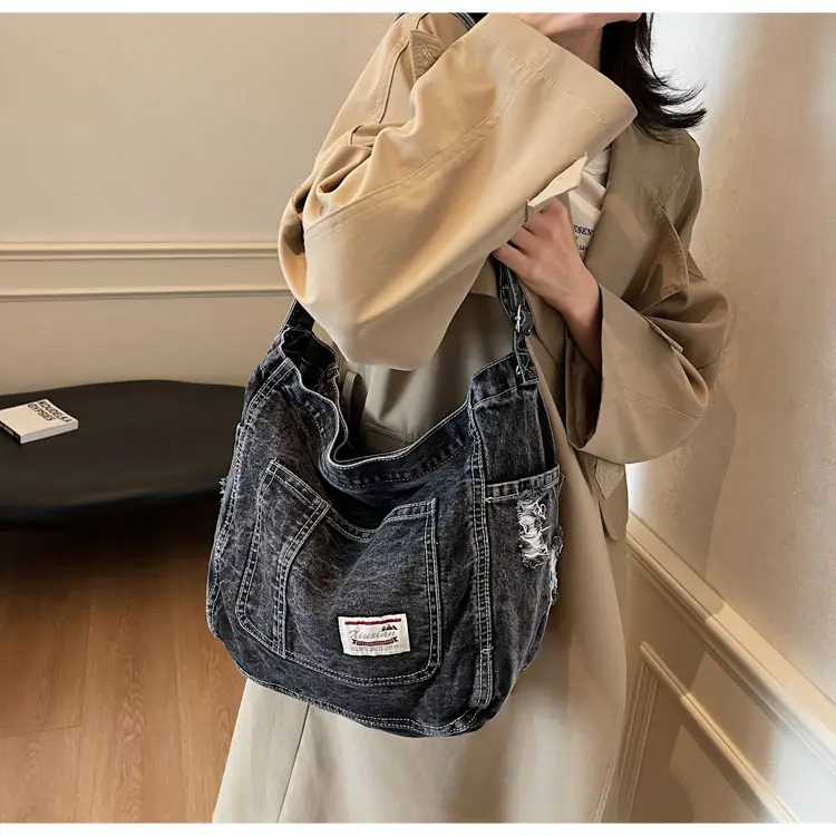 Women Denim Crossbody Bag Large Capacity Autumn Winter — feature 18