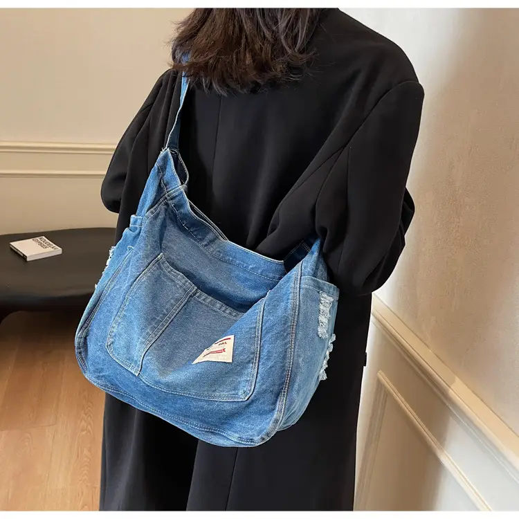 Women Denim Crossbody Bag Large Capacity Autumn Winter — feature 20
