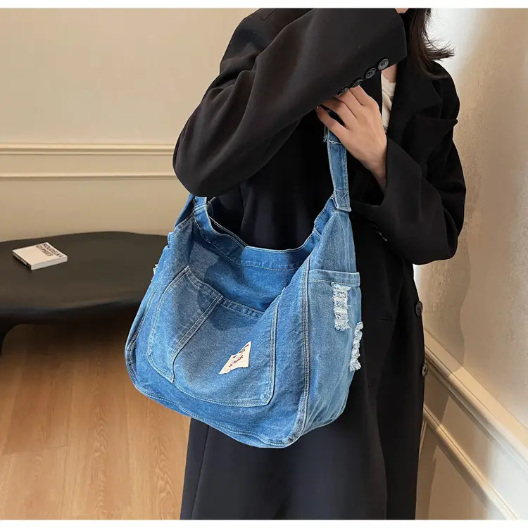 Women Denim Crossbody Bag Large Capacity Autumn Winter — feature 21