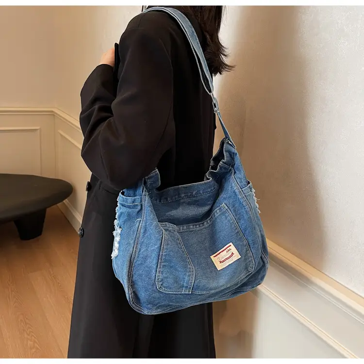 Women Denim Crossbody Bag Large Capacity Autumn Winter — feature 22