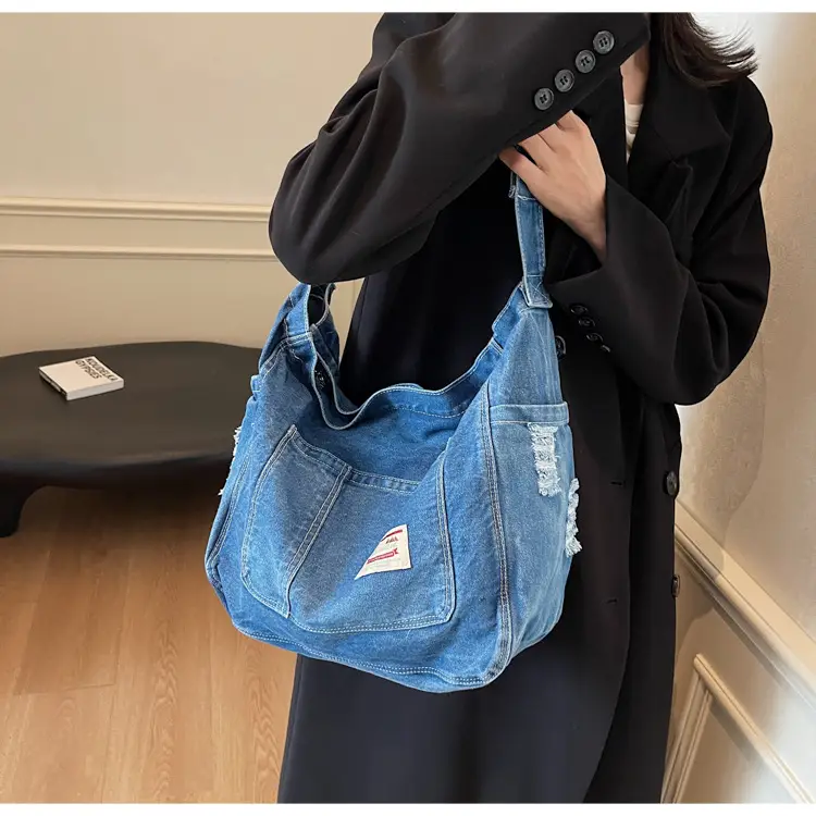 Women Denim Crossbody Bag Large Capacity Autumn Winter — feature 23