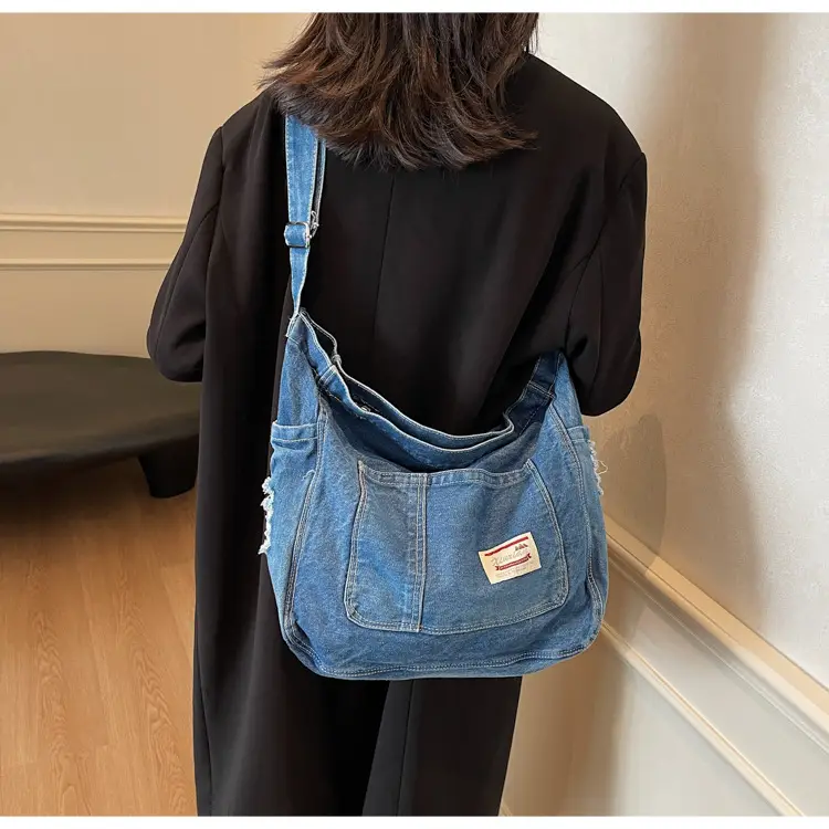Women Denim Crossbody Bag Large Capacity Autumn Winter — feature 25