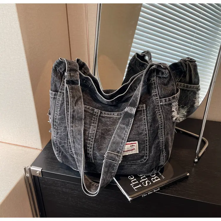 Women Denim Crossbody Bag Large Capacity Autumn Winter — feature 27