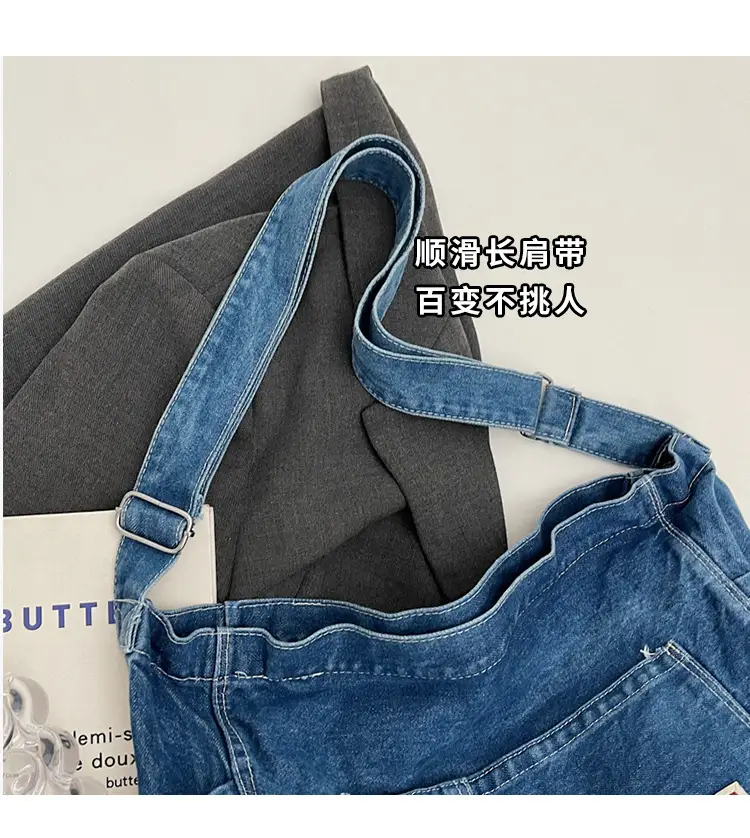 Women Denim Crossbody Bag Large Capacity Autumn Winter — feature 3