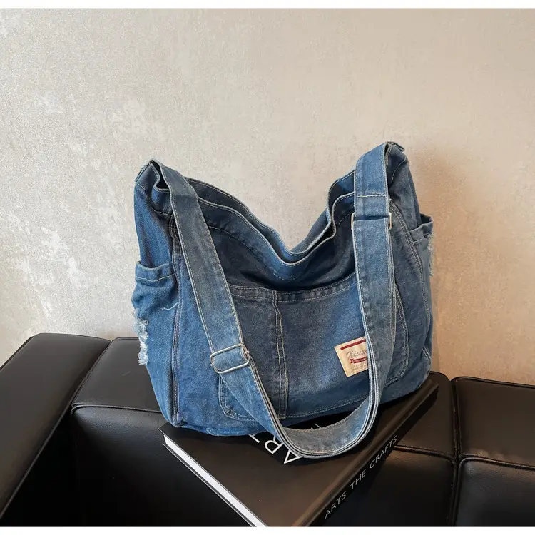 Women Denim Crossbody Bag Large Capacity Autumn Winter — feature 34
