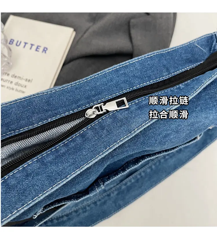 Women Denim Crossbody Bag Large Capacity Autumn Winter — feature 4