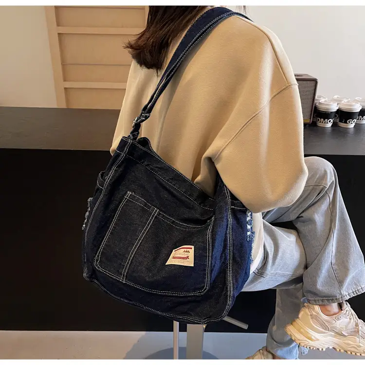 Women Denim Crossbody Bag Large Capacity Autumn Winter — feature 8
