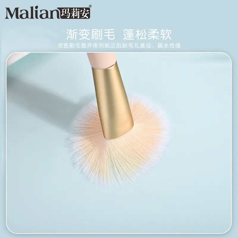 5 Piece Makeup Brushes Set for Blending & Contouring - Image 3
