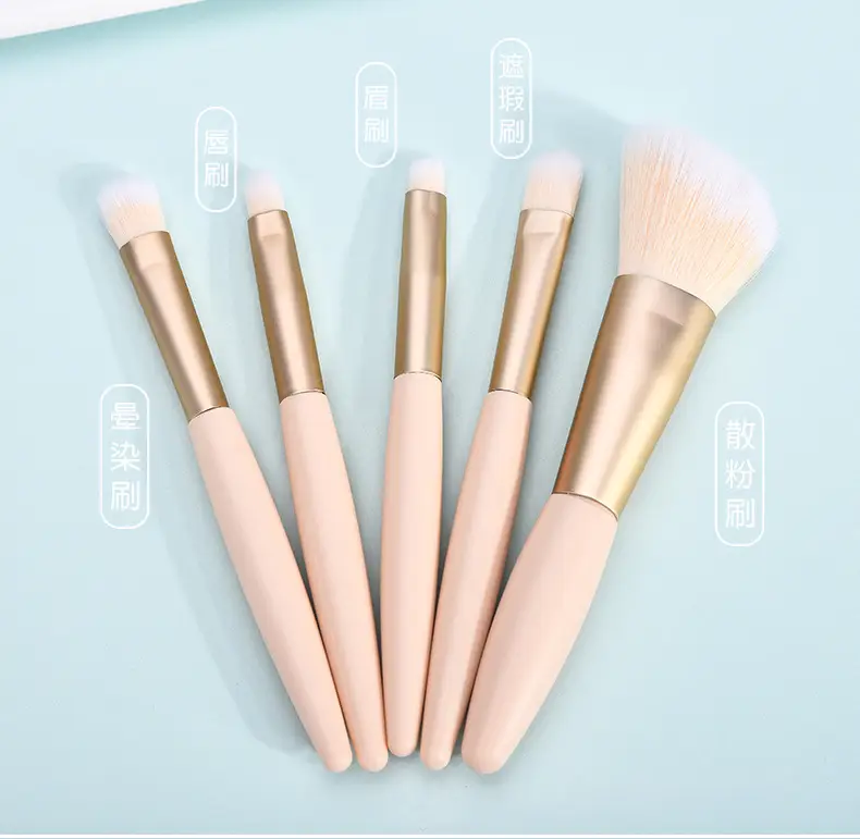5 Piece Makeup Brushes Set for Blending & Contouring โ feature 2