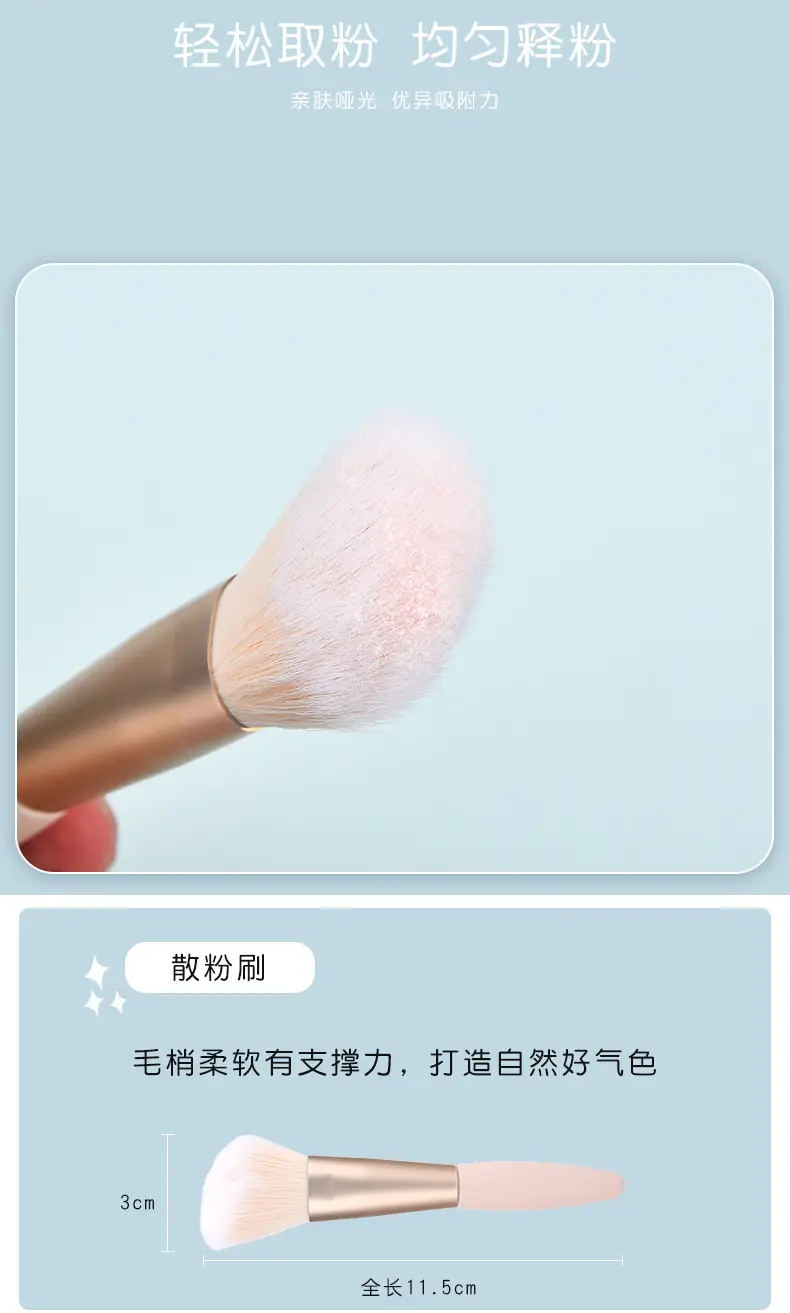 5 Piece Makeup Brushes Set for Blending & Contouring โ feature 5