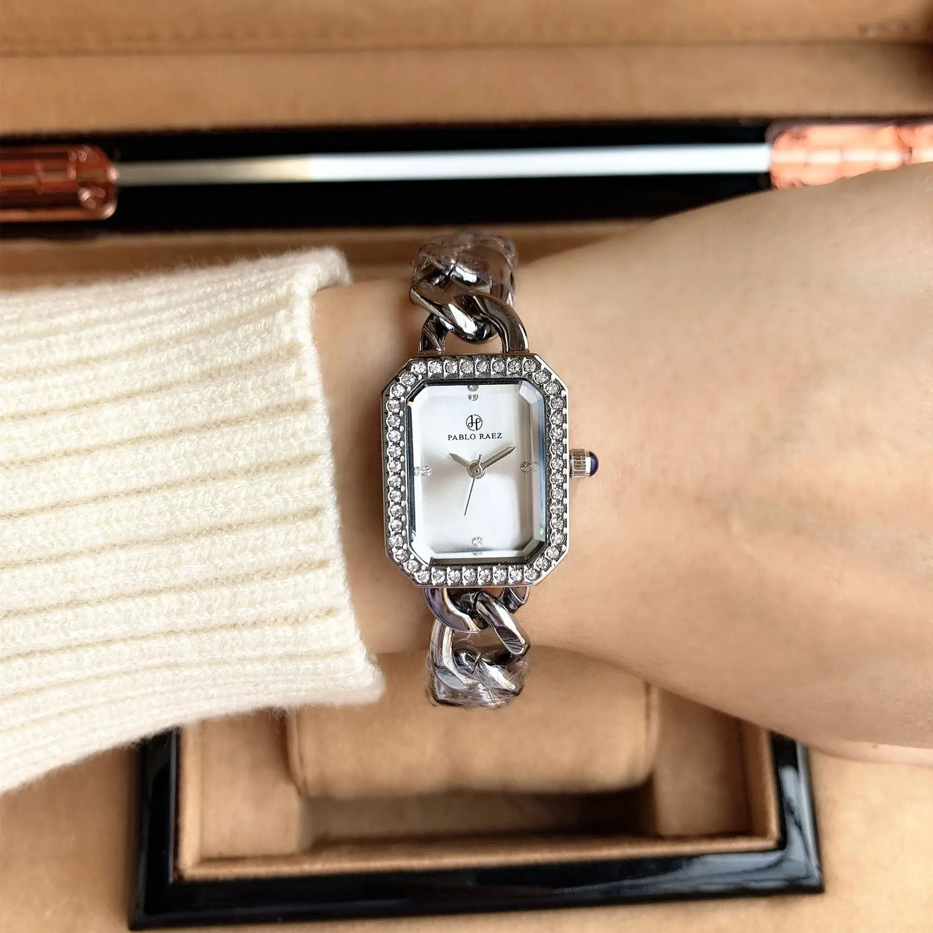 Gold Plated Women's Water Resistant Bracelet Watch - Image 7