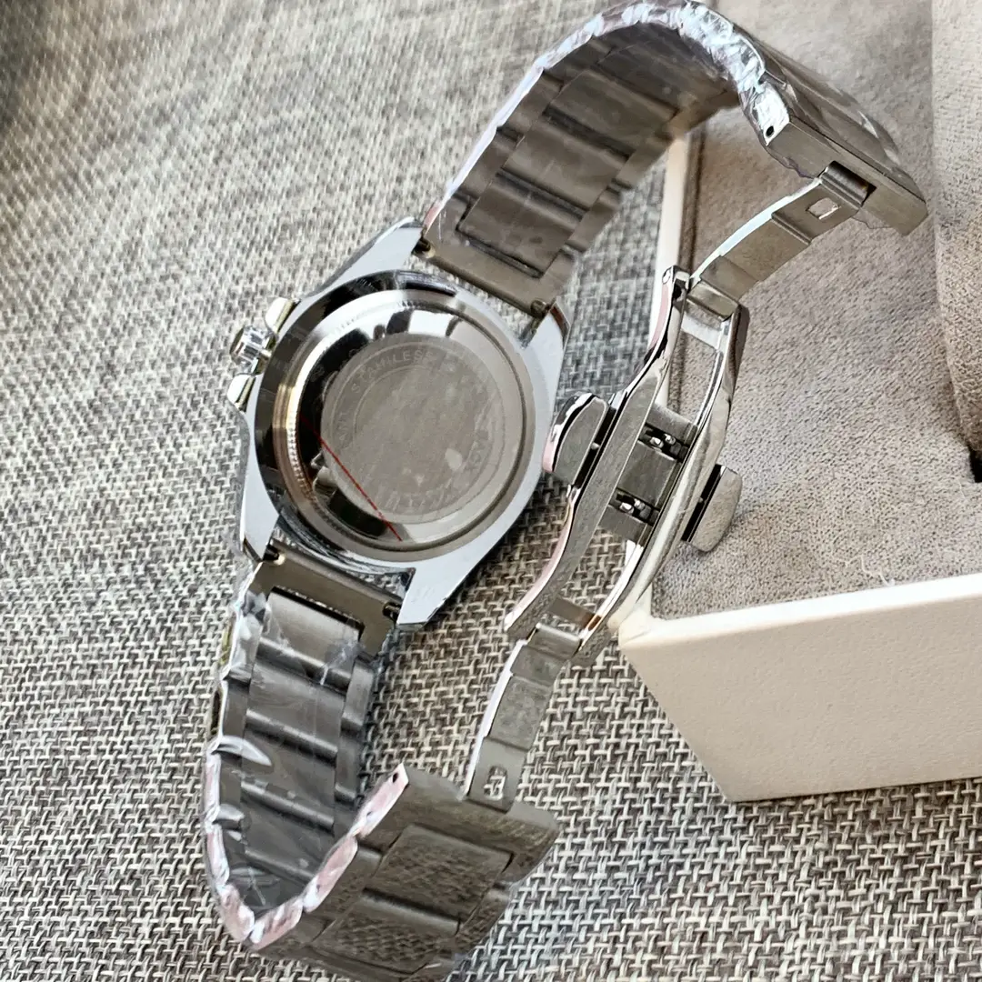 Men's Green Quartz Watch with Butterfly Buckle — feature 15