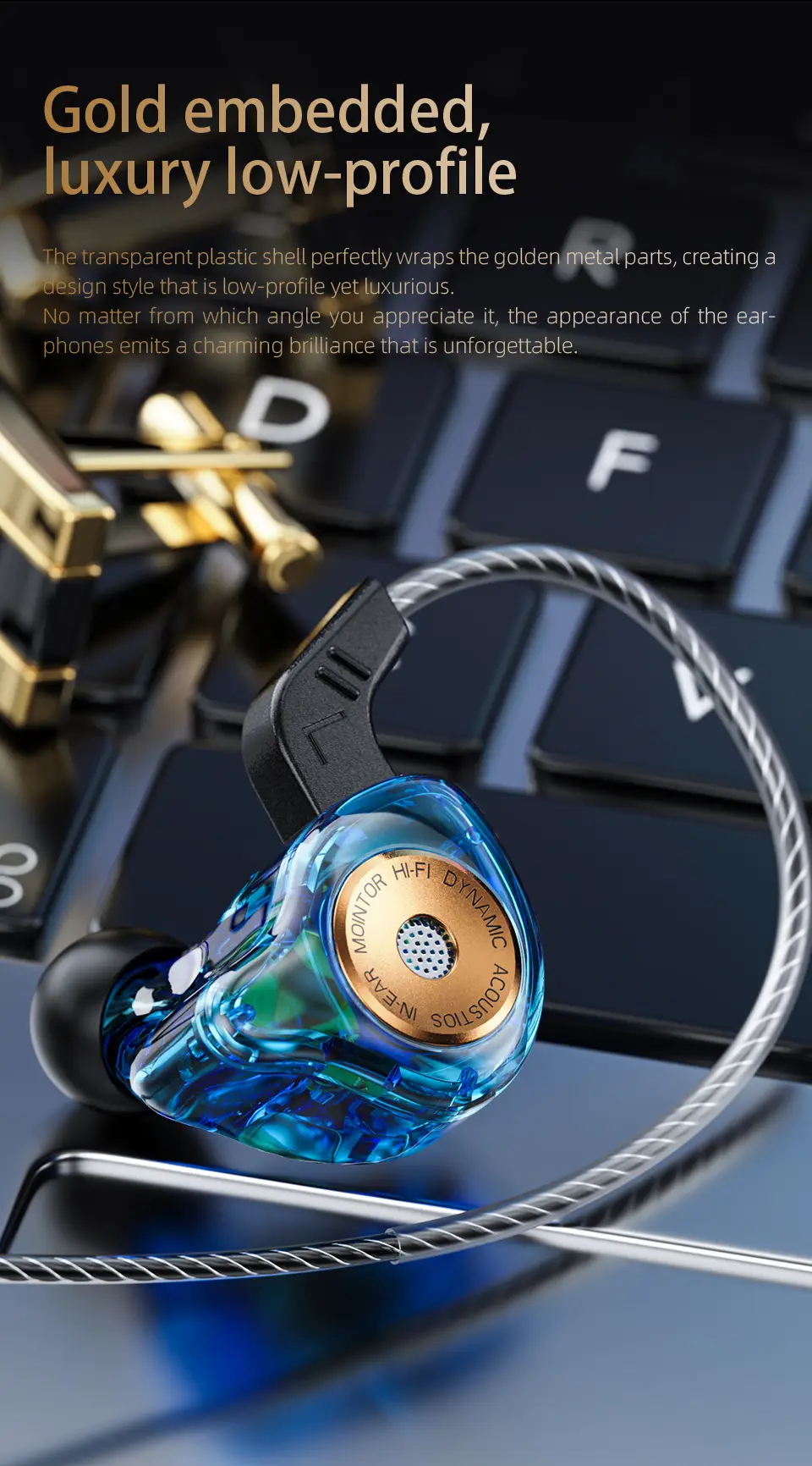 QKZ Audio Wireless In-Ear Headphones with RGB Light — feature 10