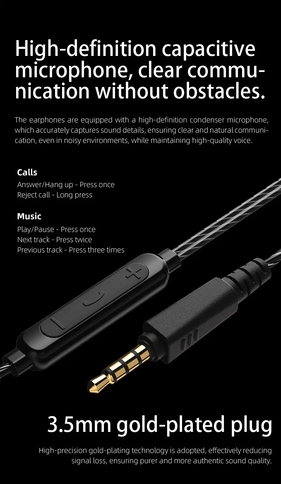 QKZ Audio Wireless In-Ear Headphones with RGB Light — feature 16