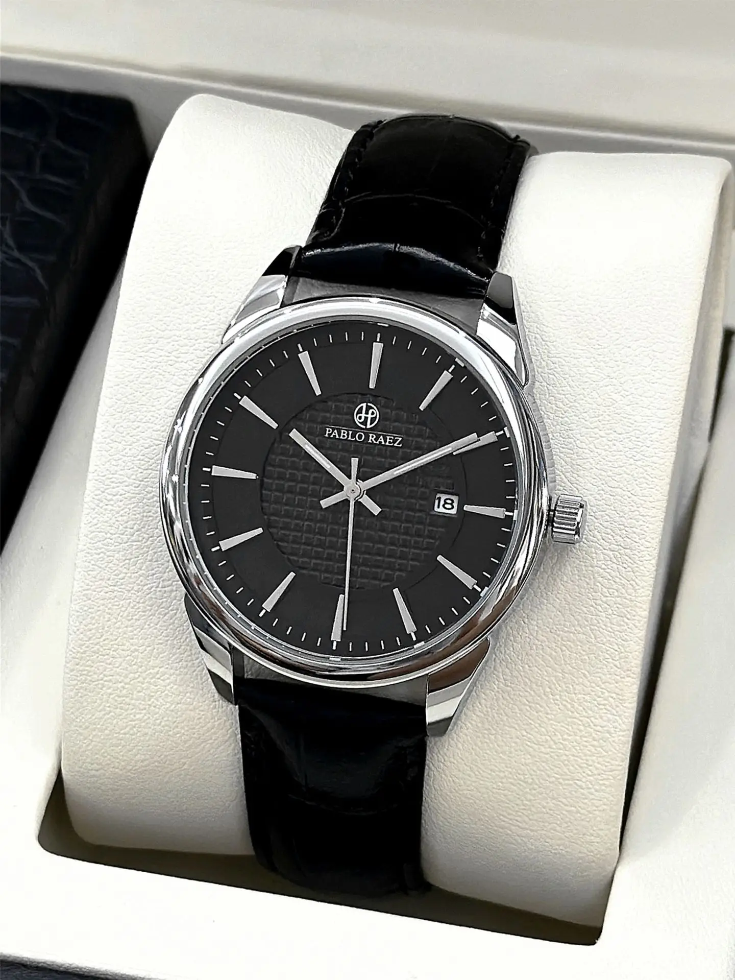 Men's Stainless Steel Belt Watch Waterproof Quartz