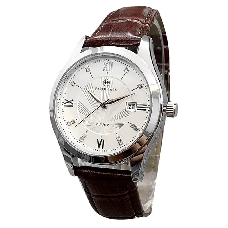Men's Simple Quartz Watch with Leather Strap - Image 14