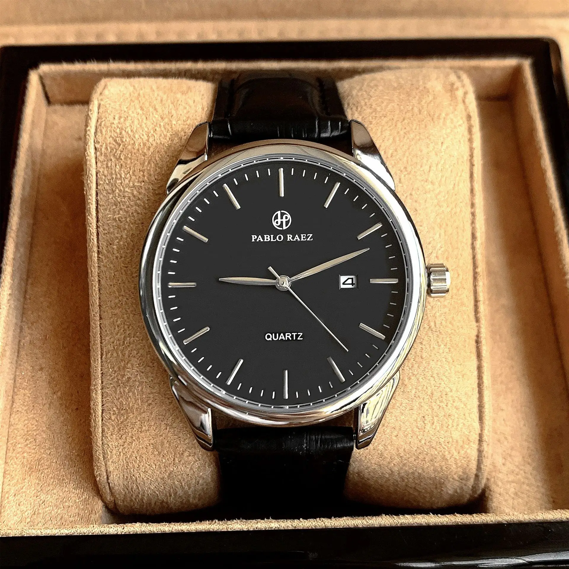 Men's Simple Quartz Watch with Leather Strap — feature 20