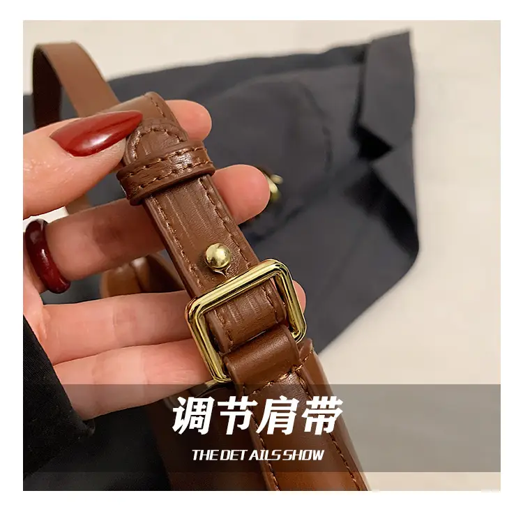 Brown Leather Shoulder Messenger Bag for Women — feature 15