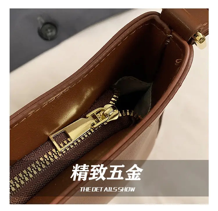 Brown Leather Shoulder Messenger Bag for Women — feature 17