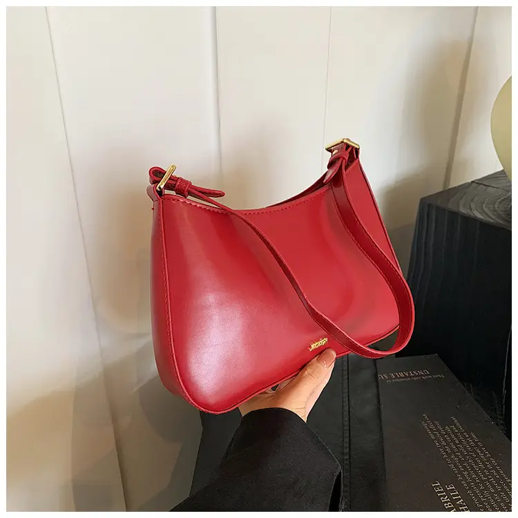 Brown Leather Shoulder Messenger Bag for Women - Image 2
