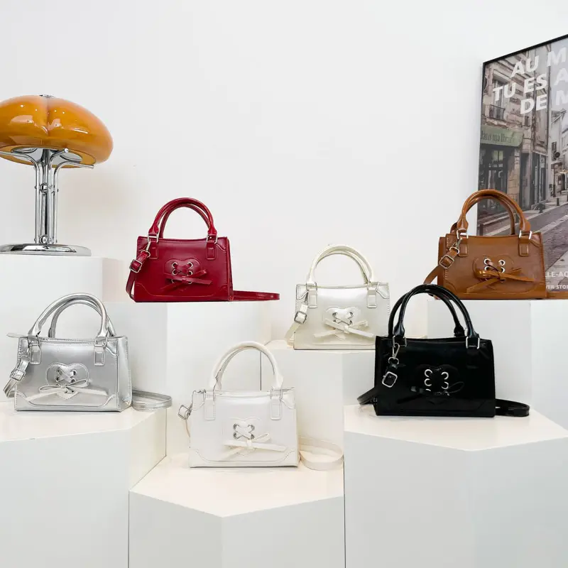 Red Korean Style Shoulder Bag 2024 Autumn - Image 7
