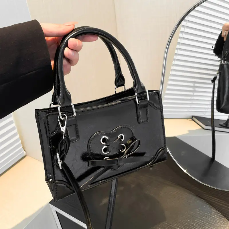 Red Korean Style Shoulder Bag 2024 Autumn - Image 9