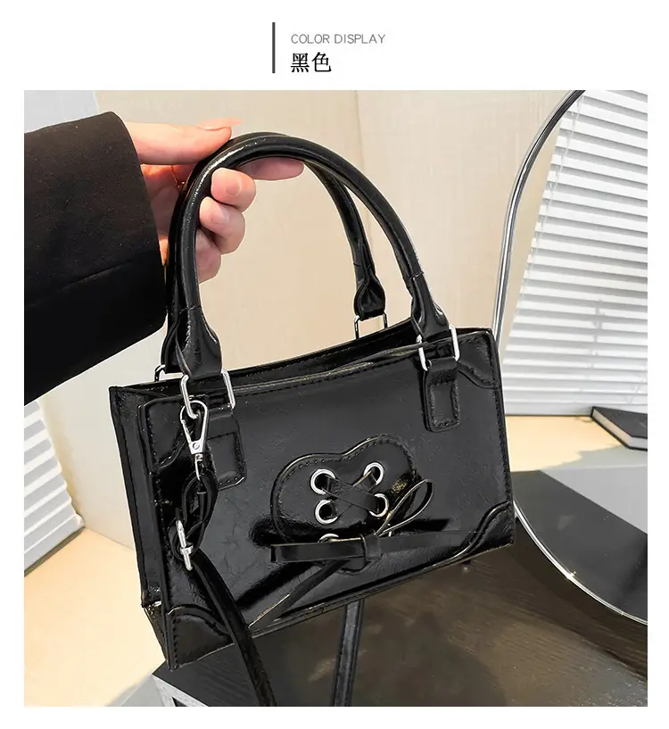 Red Korean Style Shoulder Bag 2024 Autumn — feature 11