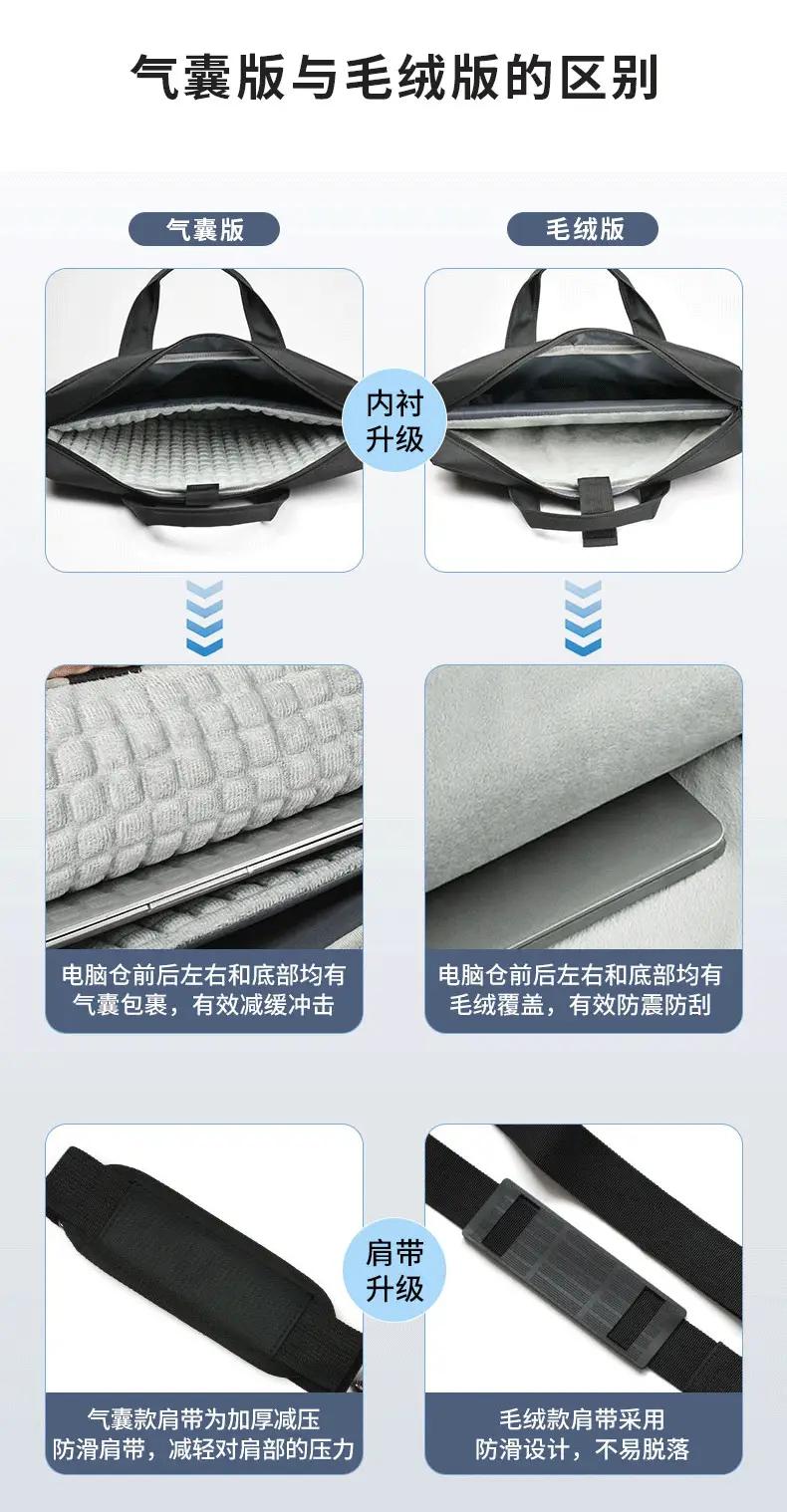 Waterproof Laptop Bag with Airbag Storage — feature 9