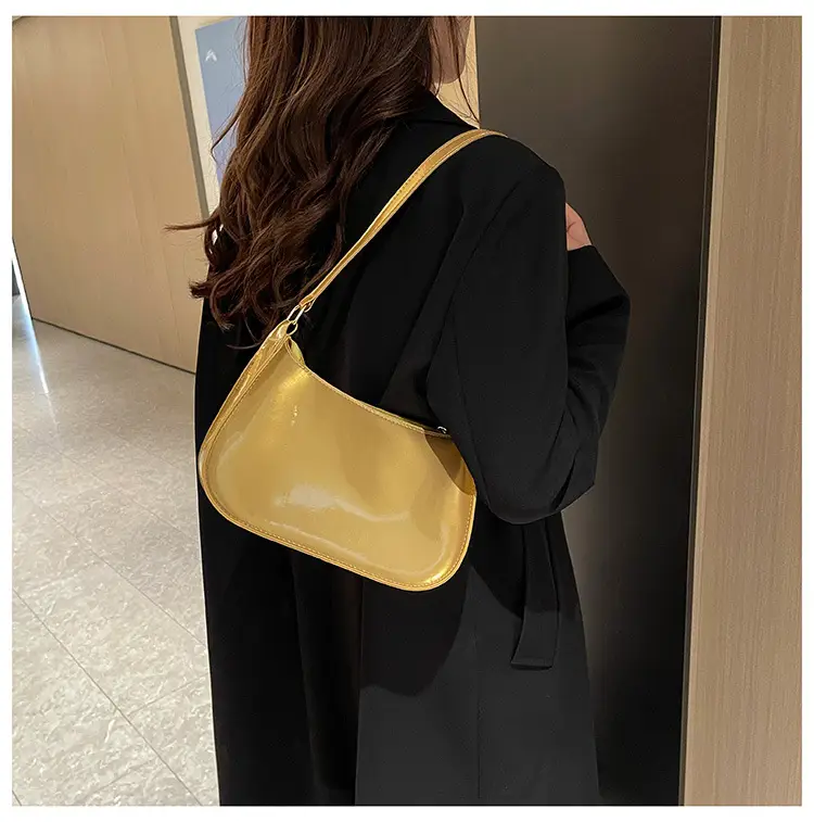 Purple Patent Leather Shoulder Bag for Women — feature 27