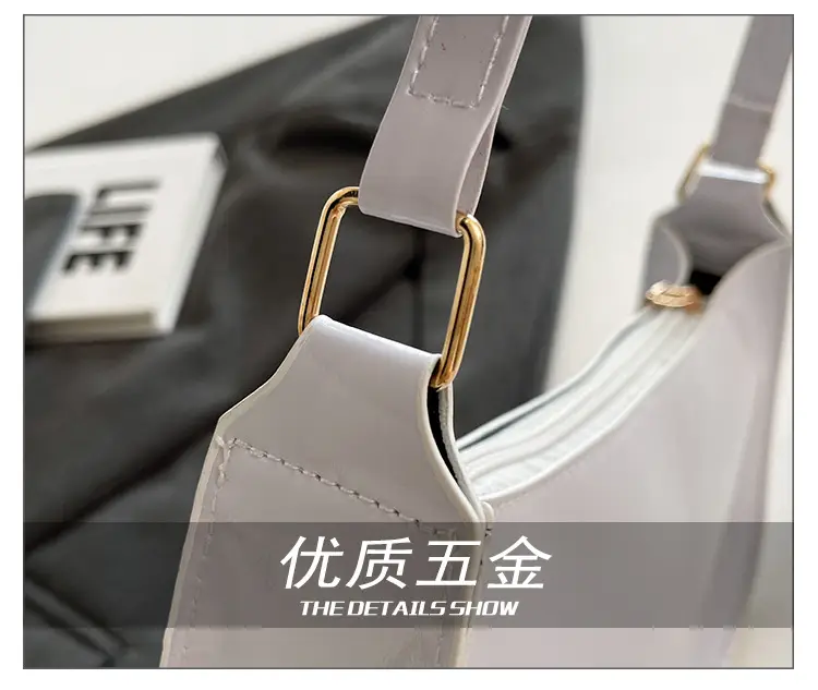 Purple Patent Leather Shoulder Bag for Women — feature 7