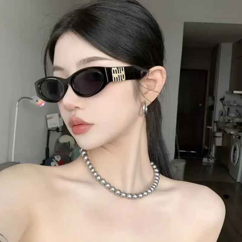 Women Retro Cat-Eye Sunglasses Black 2025 - Image 8