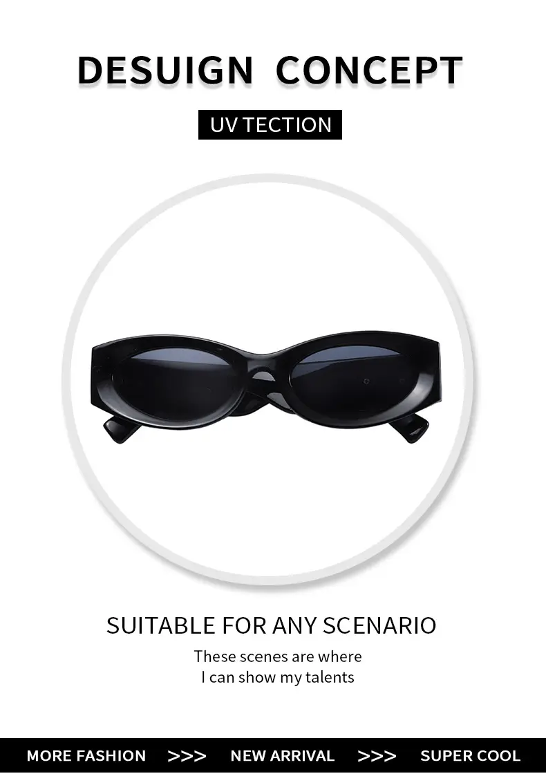 Women Retro Cat-Eye Sunglasses Black 2025 β feature 2