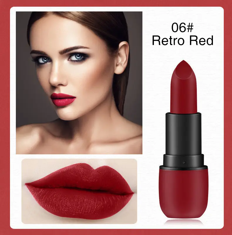 Purplish Red Matte Lipstick 08 — feature 10