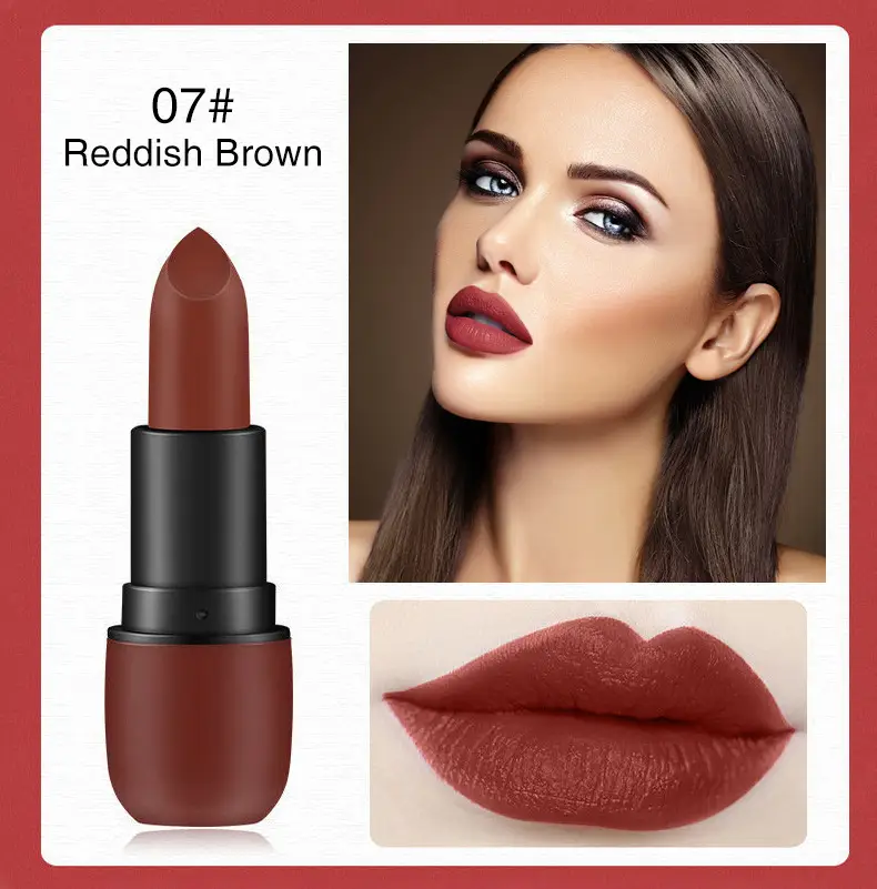 Purplish Red Matte Lipstick 08 — feature 11