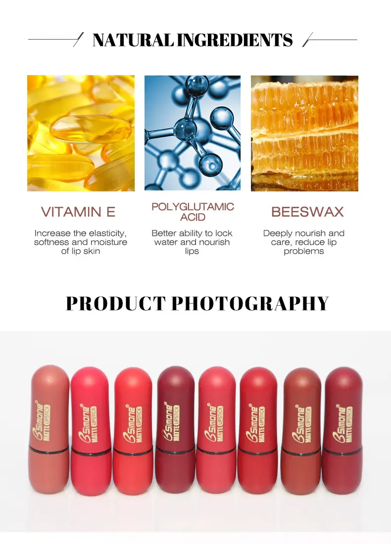 Purplish Red Matte Lipstick 08 — feature 14