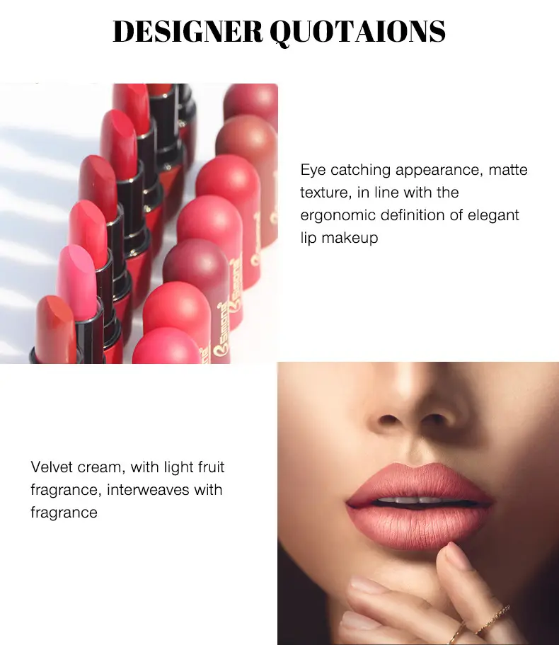 Purplish Red Matte Lipstick 08 — feature 16
