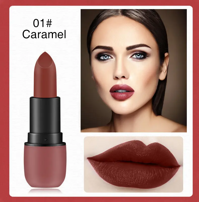 Purplish Red Matte Lipstick 08 — feature 5