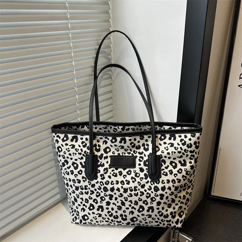 Leopard Print Shoulder Tote Bag 2024 New - Image 3
