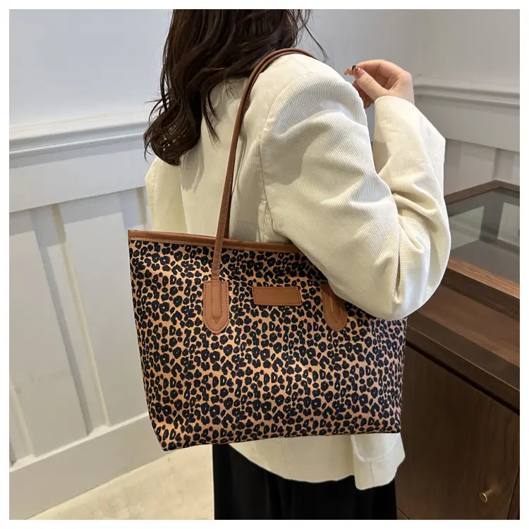 Leopard Print Shoulder Tote Bag 2024 New — feature 10