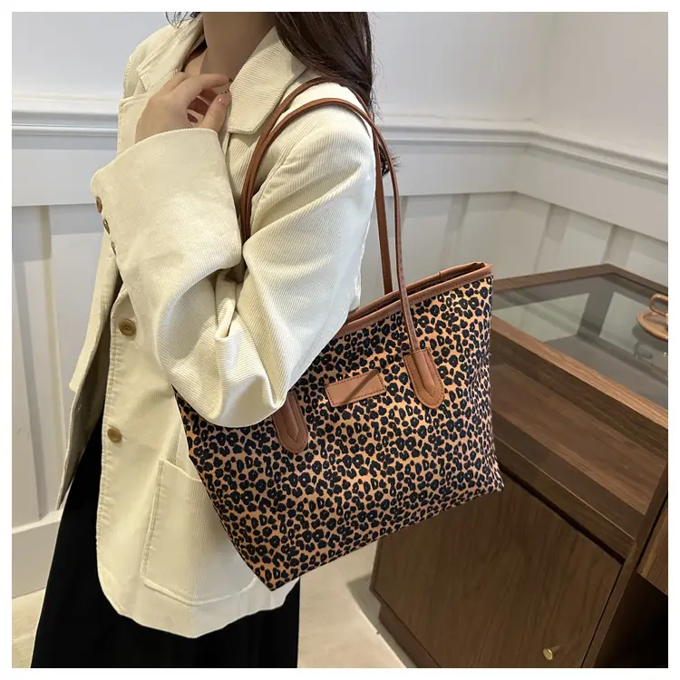 Leopard Print Shoulder Tote Bag 2024 New — feature 11