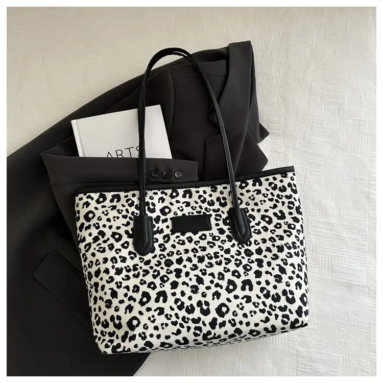 Leopard Print Shoulder Tote Bag 2024 New — feature 21