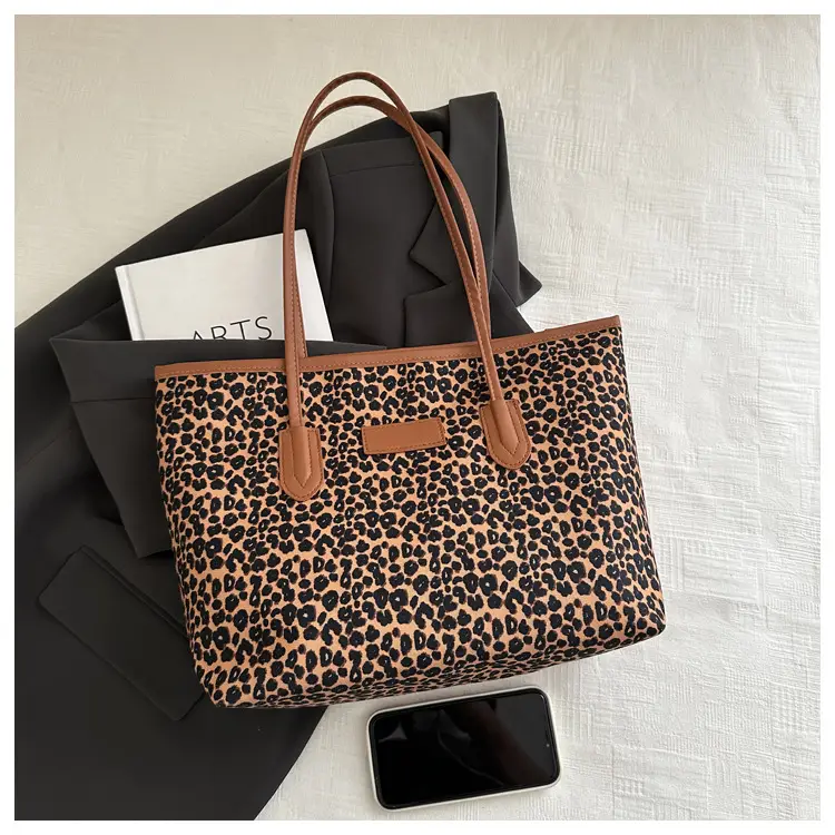 Leopard Print Shoulder Tote Bag 2024 New — feature 8