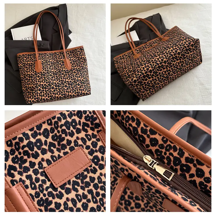 Leopard Print Shoulder Tote Bag 2024 New — feature 9
