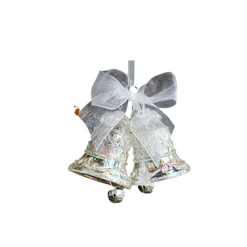 Transparent Christmas Deer Pendant with Holographic Sparkle - Image 12